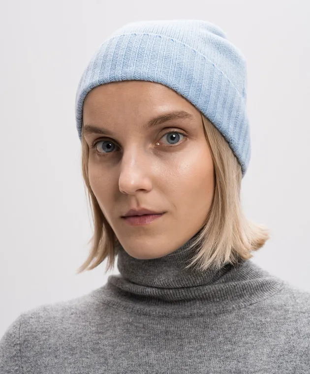 Allude Blue cashmere hat