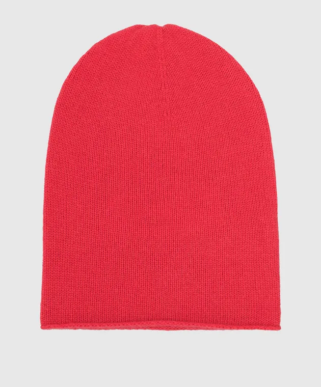 Allude Raspberry cashmere hat