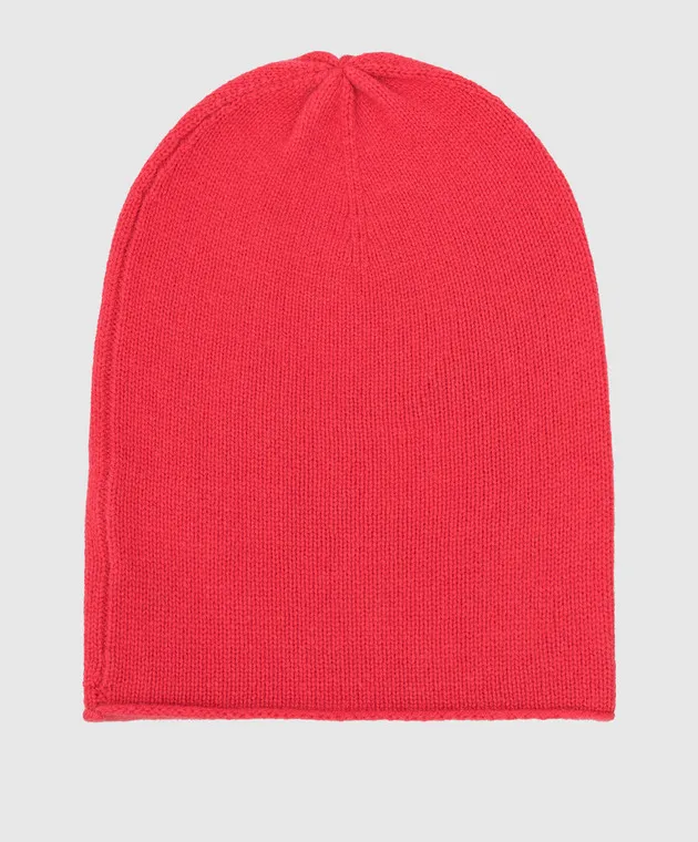 Allude Raspberry cashmere hat