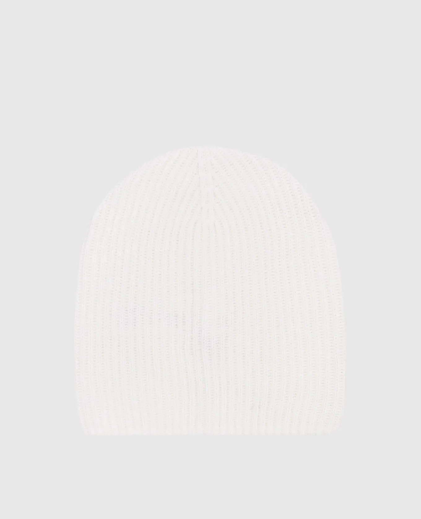 Allude White cashmere hat