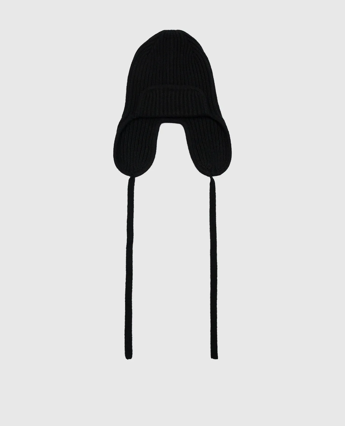 Babe Pay Pls Black cashmere beanie hat