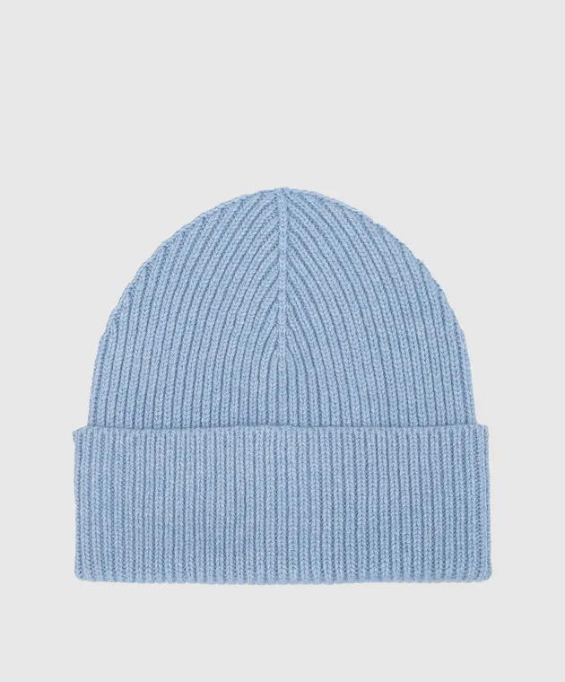 Babe Pay Pls Blue cashmere hat