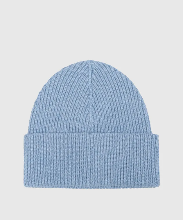 Babe Pay Pls Blue cashmere hat