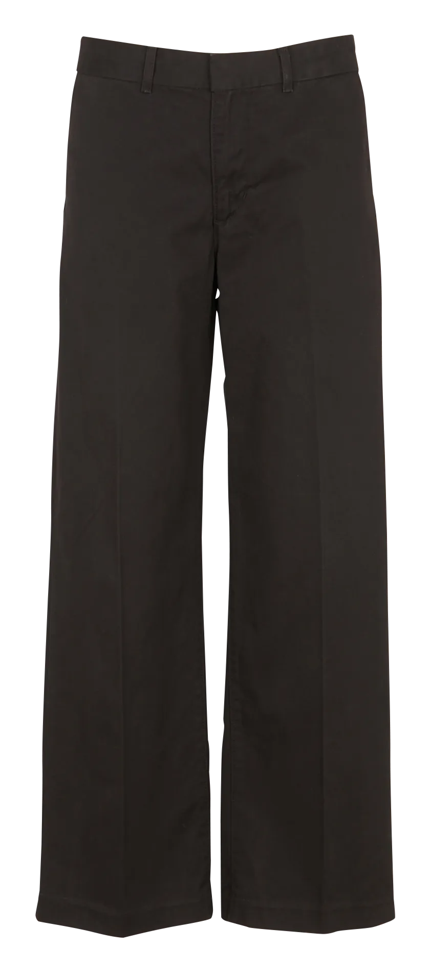 BAGGY TROUSER - Pantalón recto de algodón en negro