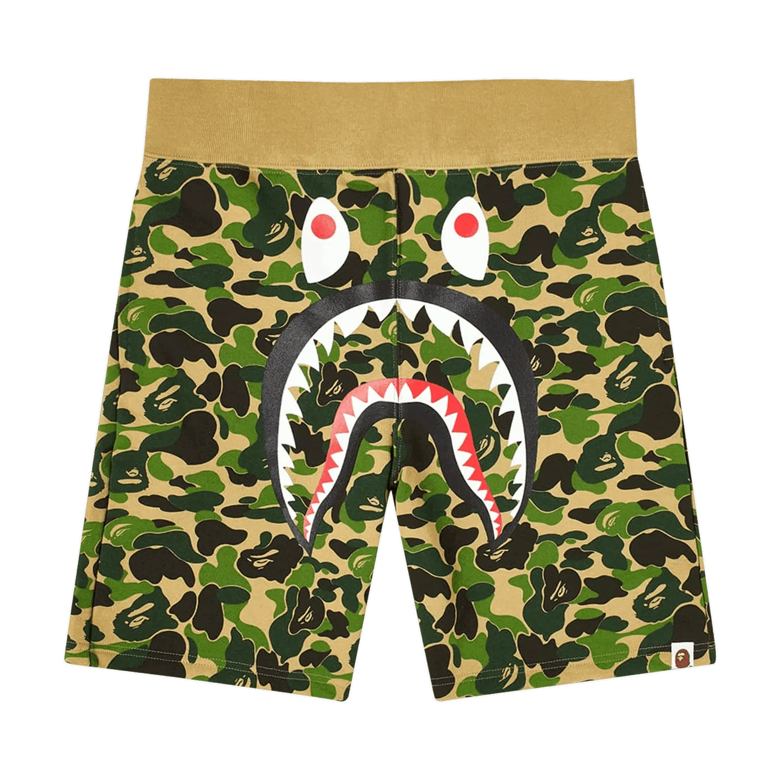 BAPE ABC Camo Shark Sweat Shorts