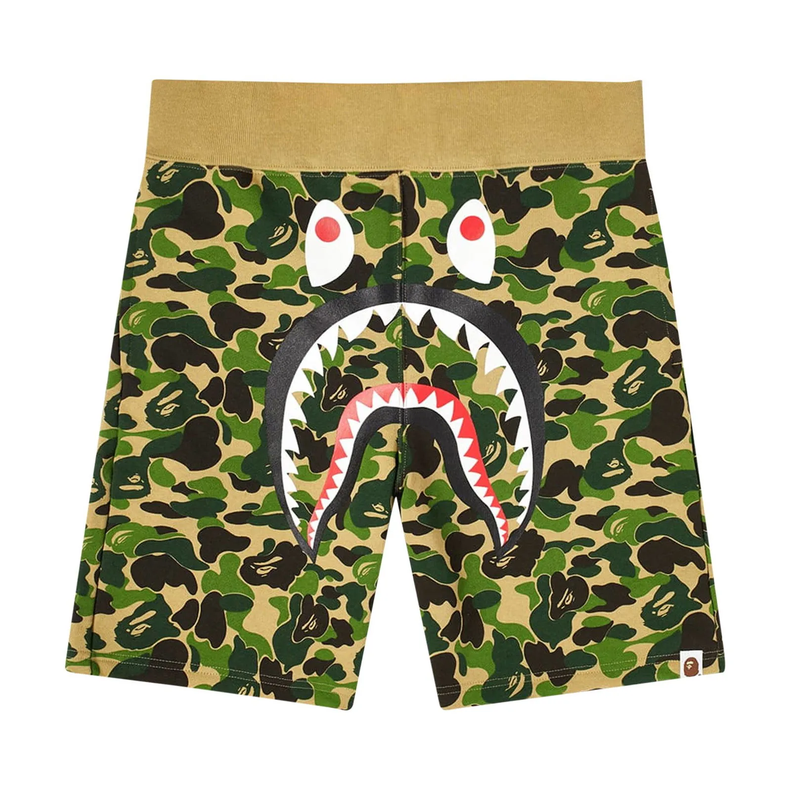 BAPE ABC Camo Shark Sweat Shorts