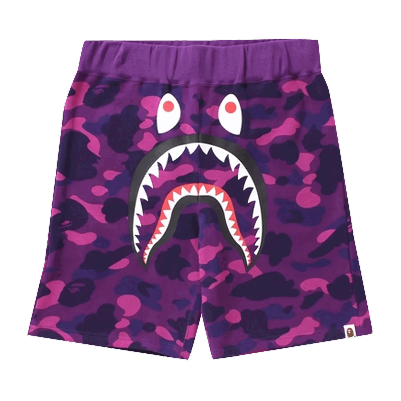 BAPE Color Camo Shark Sweat Shorts