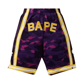 BAPE Color Camo Wide Basketball Shorts