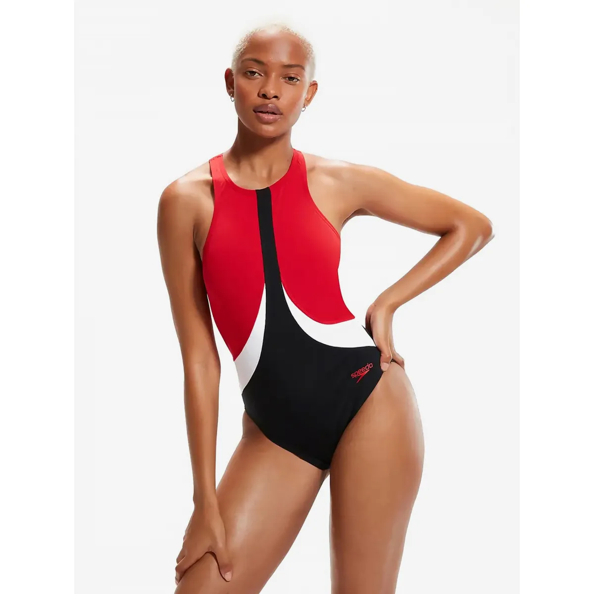 Bañador Speedo Colourblock High Neck