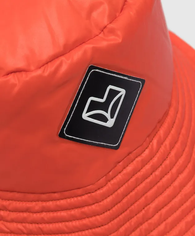 Be Florence Orange hat with logo