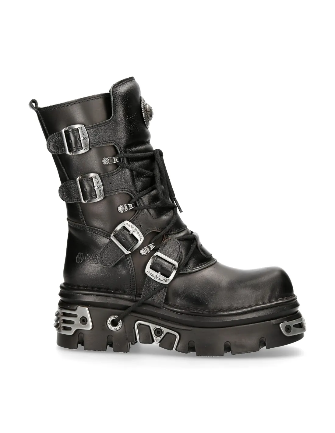 BOOT BLACK REACTOR WITH LACES M-373-S4