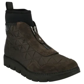 Bottine FEMME Panchic ZIPPED ANKLE BOOT QUILTED