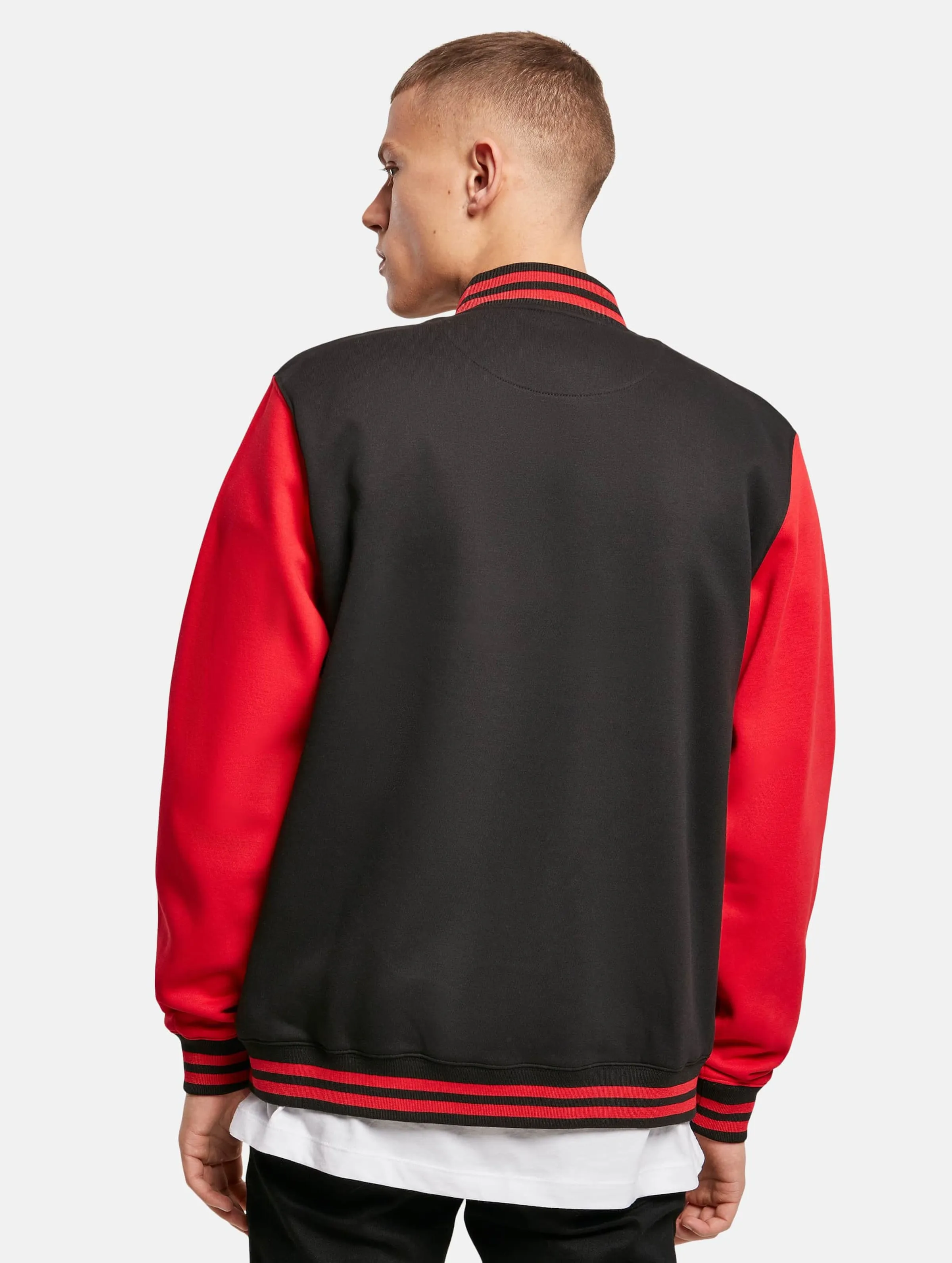 Build Your Brand Sweat College Jacket