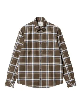 Camisa carhartt wip l/s barten check buckeye de hombre