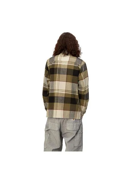 Camisa carhartt wip l/s dellinger check highland de hombre