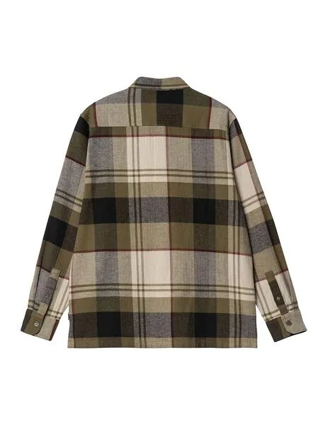 Camisa carhartt wip l/s dellinger check highland de hombre