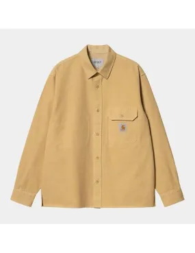 Camisa carhartt wip reno jac camel de hombre