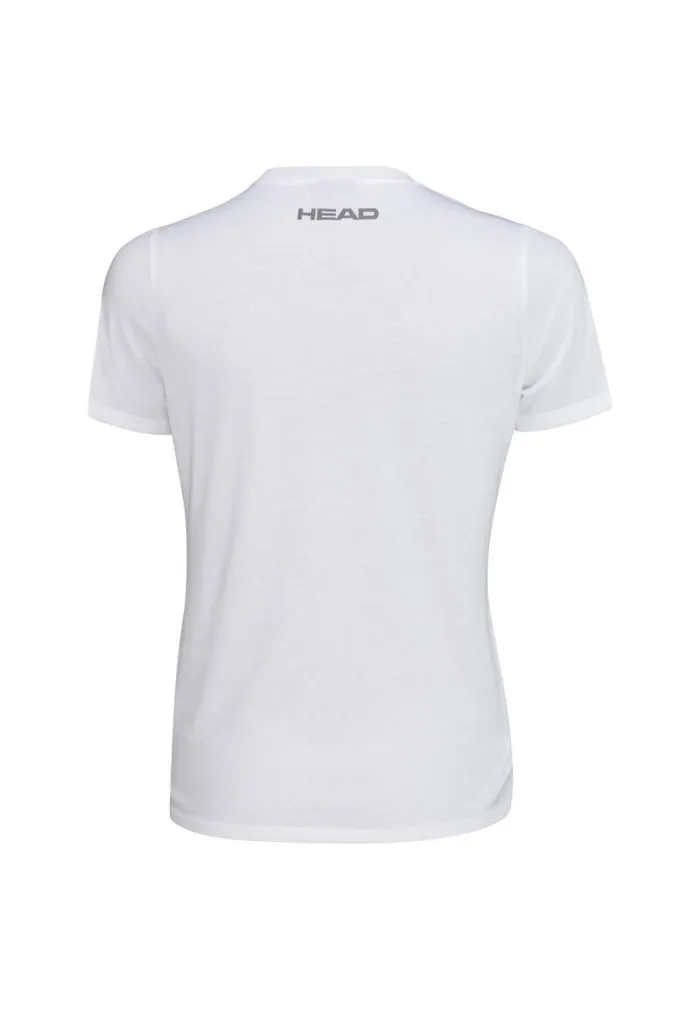 CAMISETA HEAD CLUB BASIC T-SHIRT WOMEN BLANCA