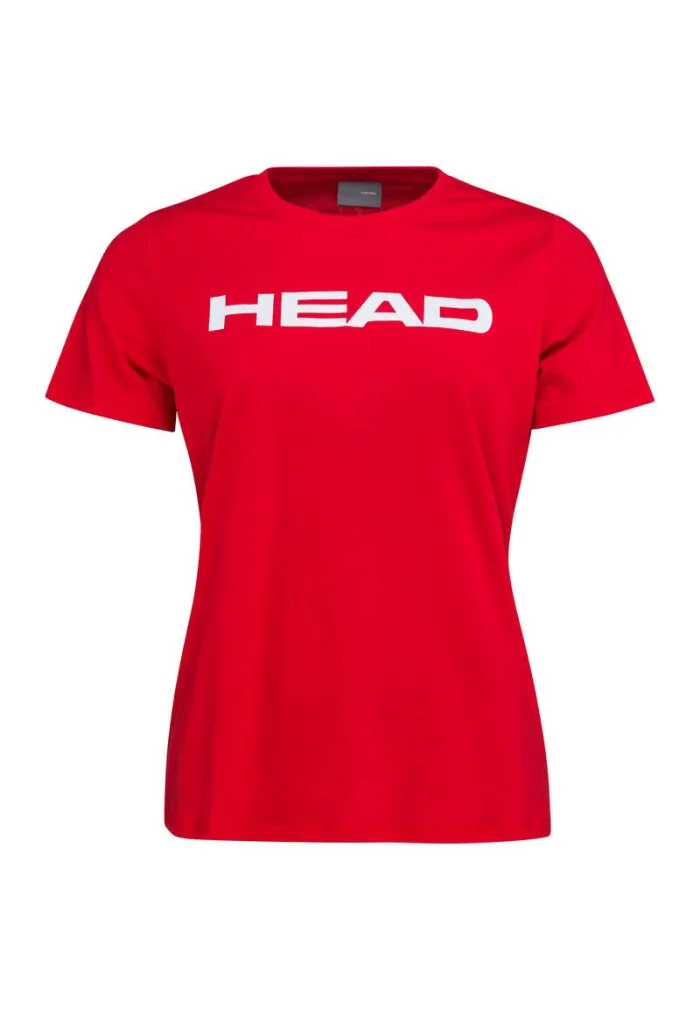 CAMISETA HEAD CLUB BASIC T-SHIRT WOMEN ROJA