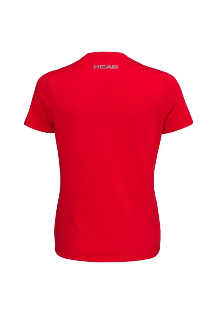 CAMISETA HEAD CLUB BASIC T-SHIRT WOMEN ROJA