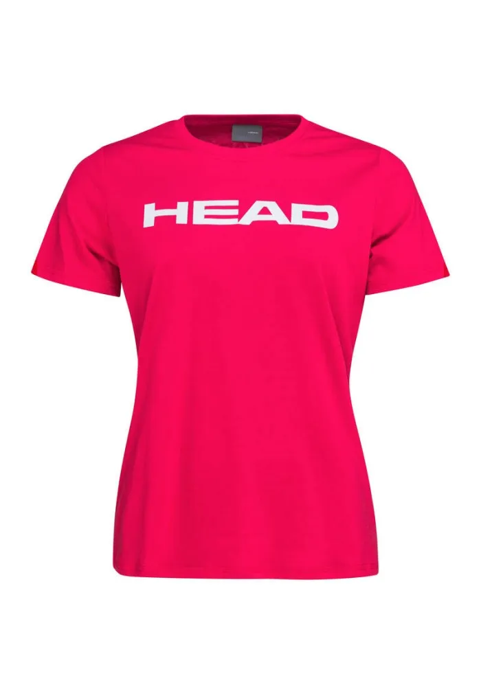 CAMISETA HEAD CLUB BASIC T-SHIRT WOMEN ROSA