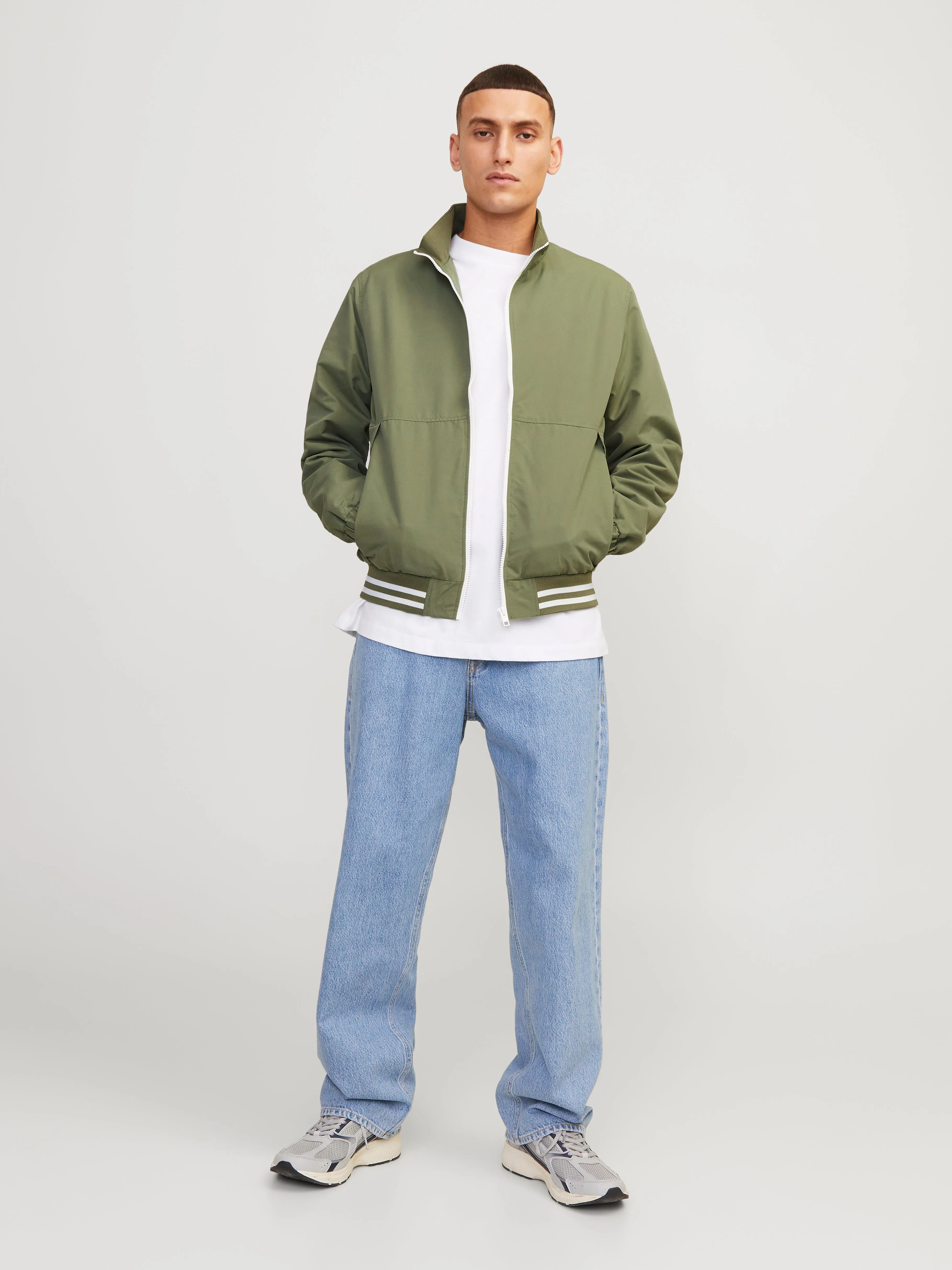 Chaqueta bomber | Verde oscuro | Jack & Jones®