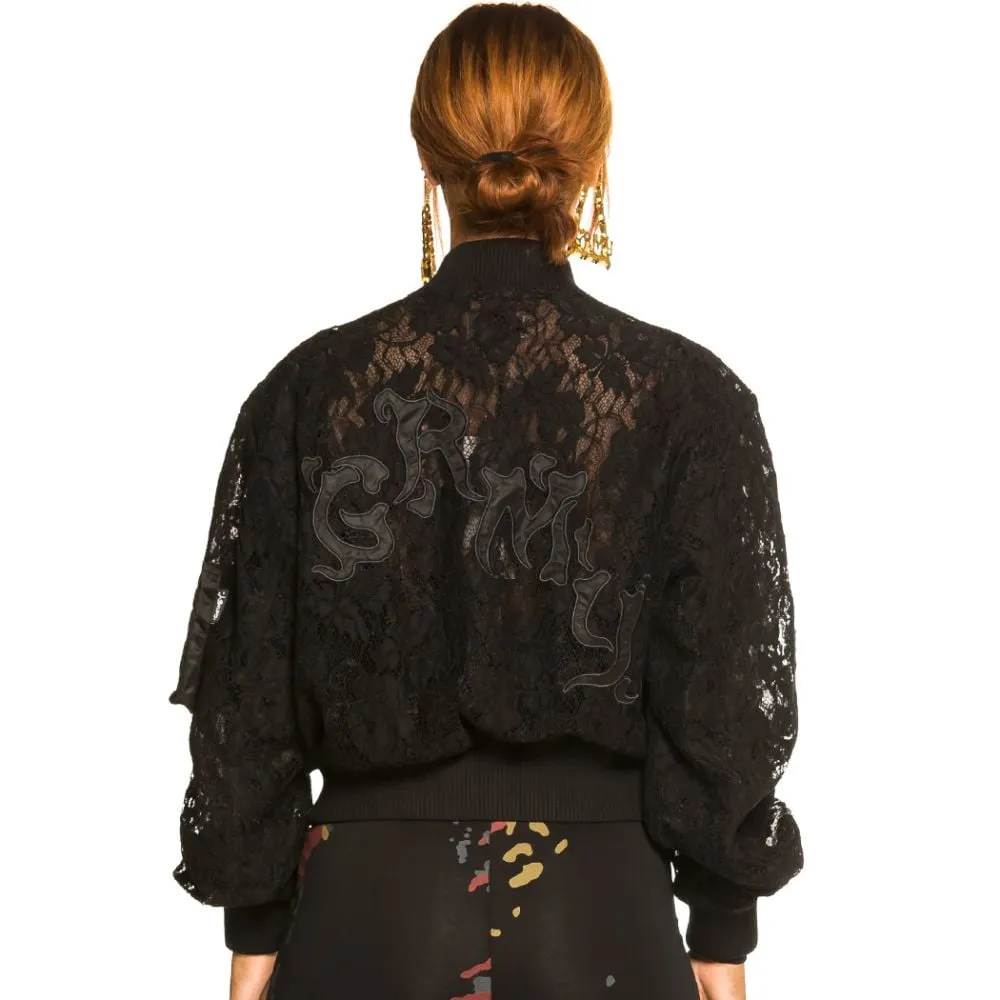 Chaqueta Bomber de Chica Grimey "Jazz Thing" - Black | Fall 21