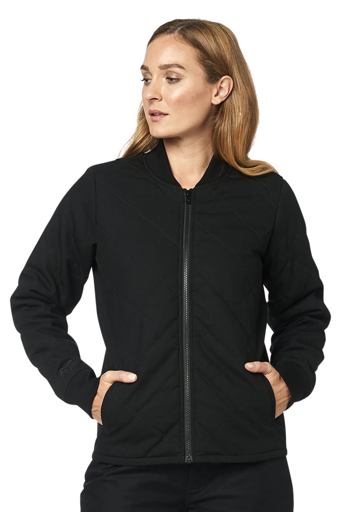 Chaqueta Bomber Fox Cosmic Mujer Negra