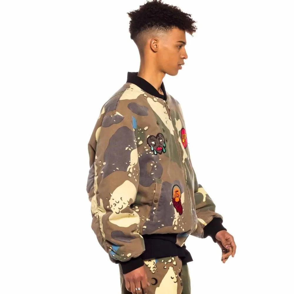 Chaqueta Bomber Grimey GLORIFIED - Camo | Spring 22