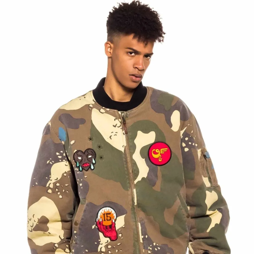 Chaqueta Bomber Grimey GLORIFIED - Camo | Spring 22