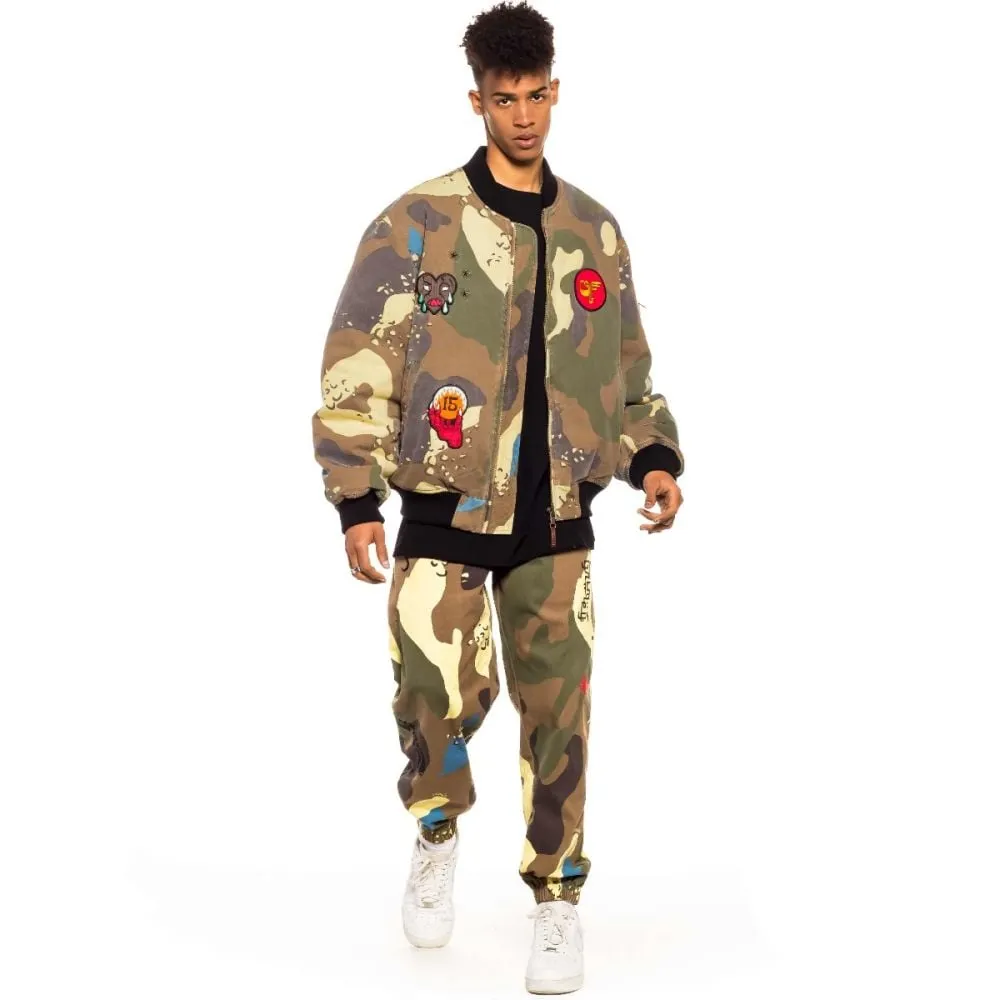 Chaqueta Bomber Grimey GLORIFIED - Camo | Spring 22