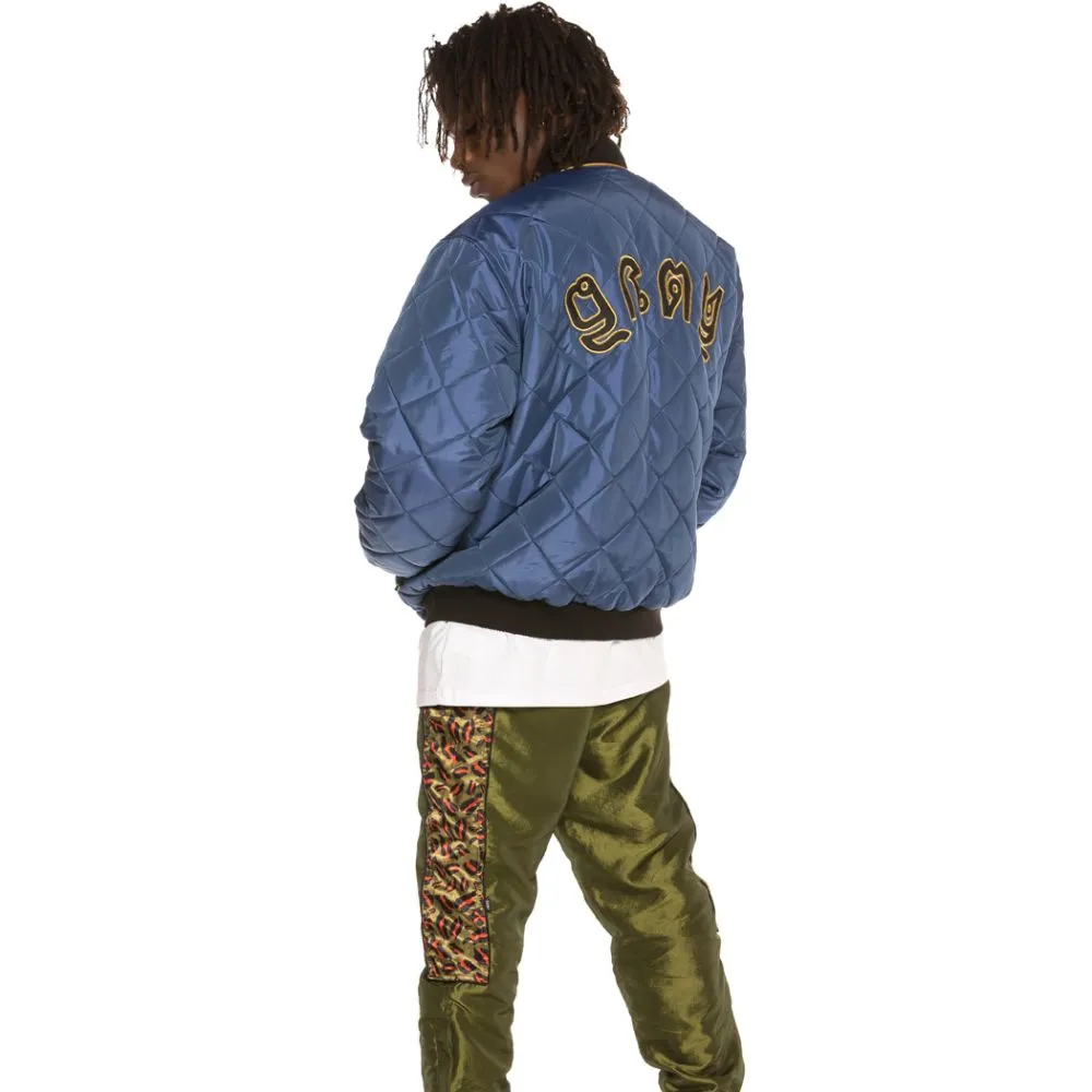 Chaqueta Bomber Grimey Transsiberian SS19 Blue