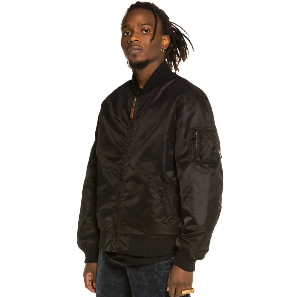 Chaqueta Bomber Reversible Grimey "Liveution" - Black | Spring 21