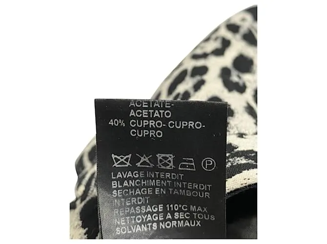 Conjunto de traje pantalón con estampado de leopardo en algodón multicolor de The Kooples Impresión de pitón 