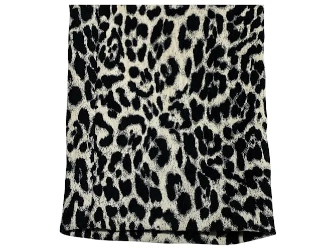 Conjunto de traje pantalón con estampado de leopardo en algodón multicolor de The Kooples Impresión de pitón 