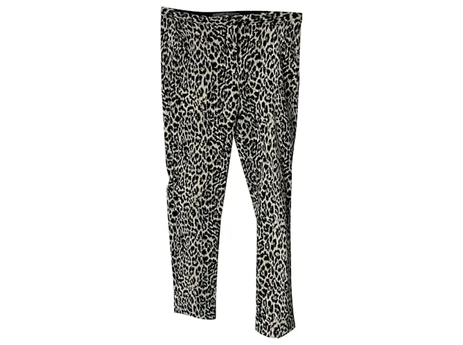 Conjunto de traje pantalón con estampado de leopardo en algodón multicolor de The Kooples Impresión de pitón 