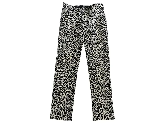 Conjunto de traje pantalón con estampado de leopardo en algodón multicolor de The Kooples Impresión de pitón 