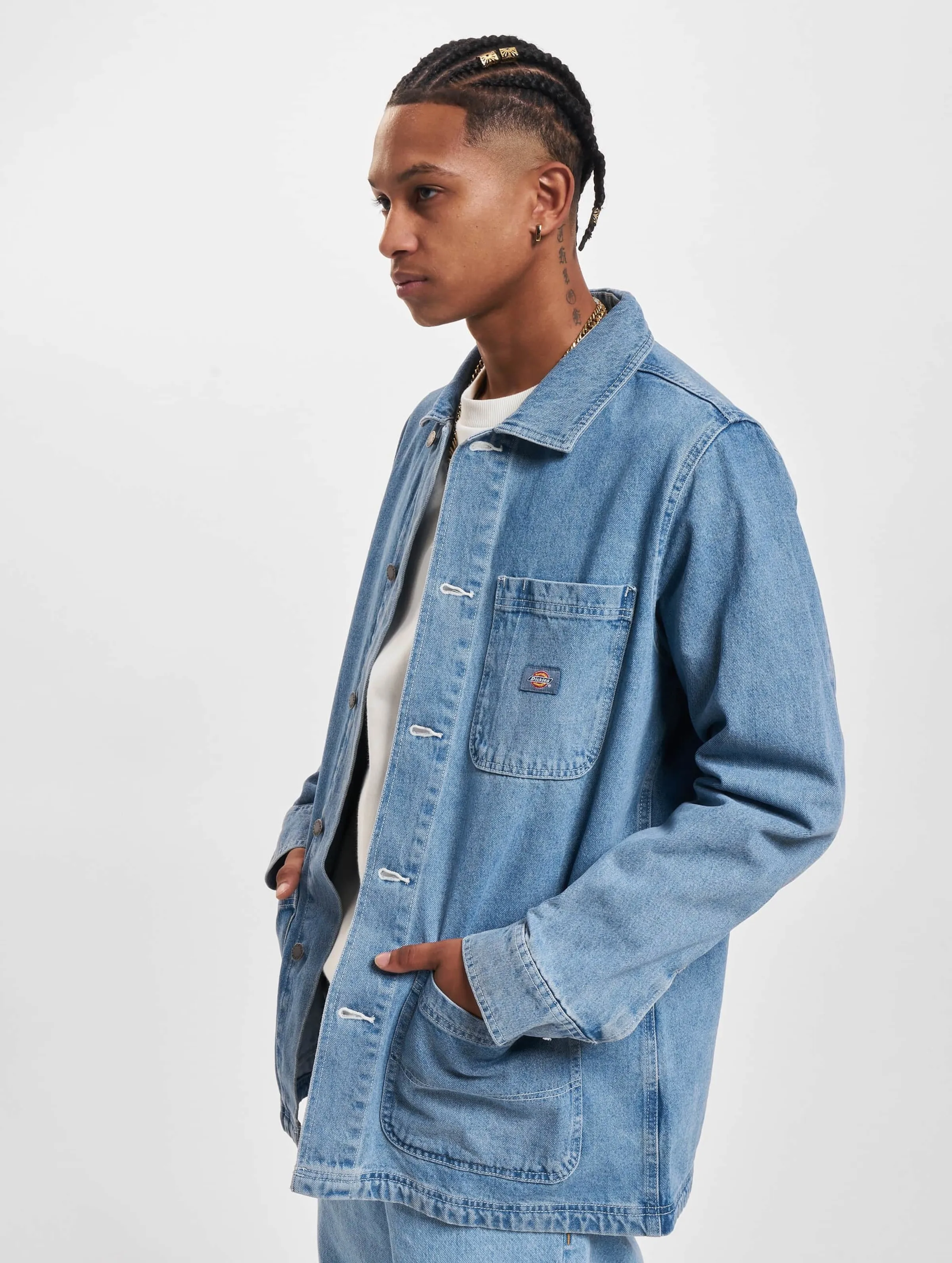 Dickies Denim Unlined Chore Transition Jacket