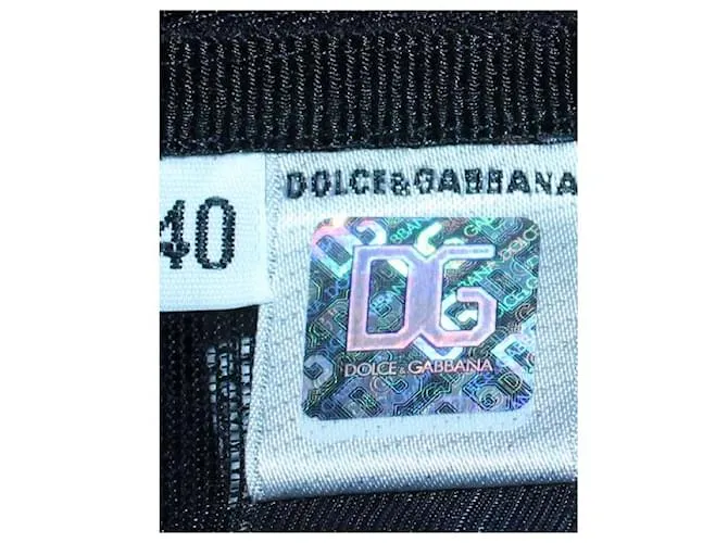 DOLCE & GABBANA Bustier negro con lazos 