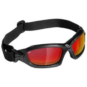 Gafas AZR Jet Noir Mate Multicouche Rouge Polarized