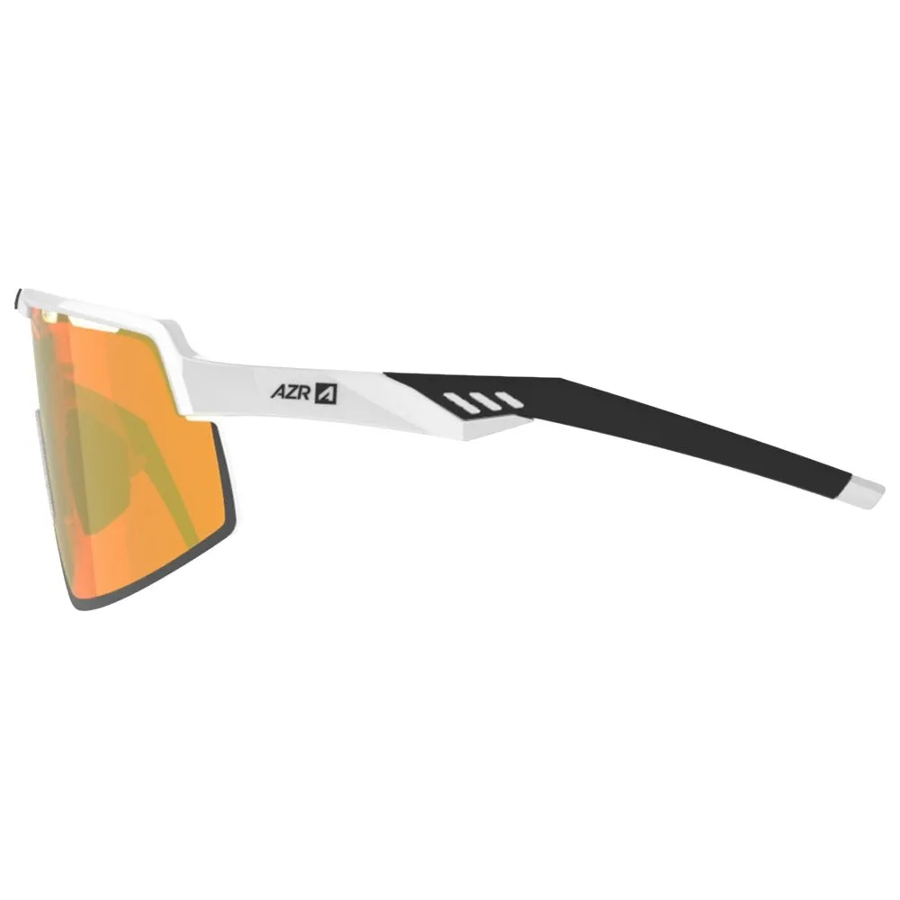 Gafas AZR Speed Rx Blanche Vernie Noire Multicouche Gold