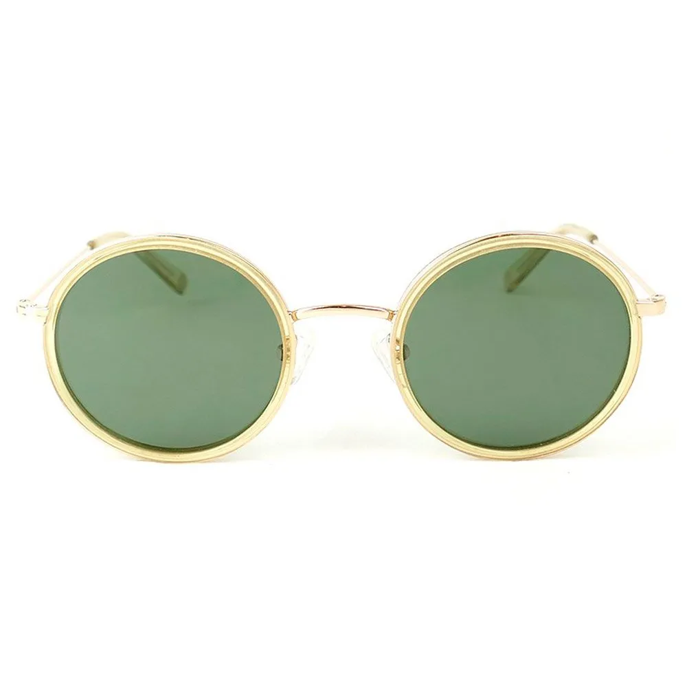 Gafas Binocle Eyewear Amsterdam Shiny Gold Champagne Grey Green Polarized