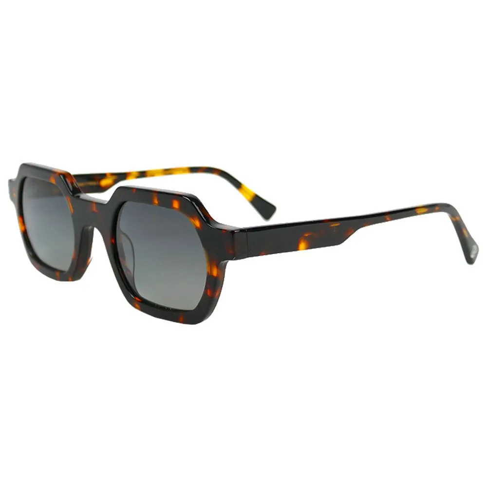 Gafas Binocle Eyewear John Shiny Tortoise Gradient Grey Polarized