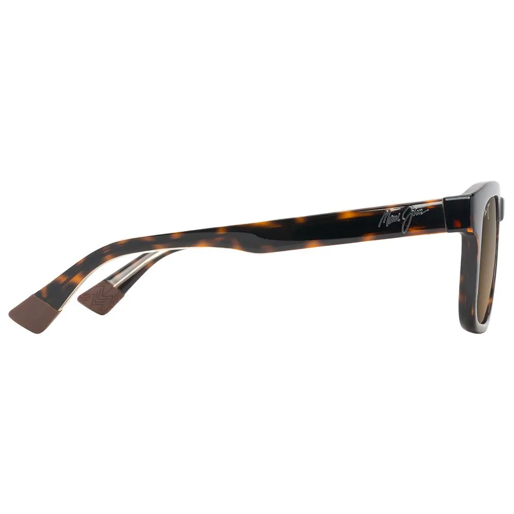 Gafas Maui Jim Maluhia Havane Foncé Brillant Jaune Transparent Hcl Bronze Minéral Superthin