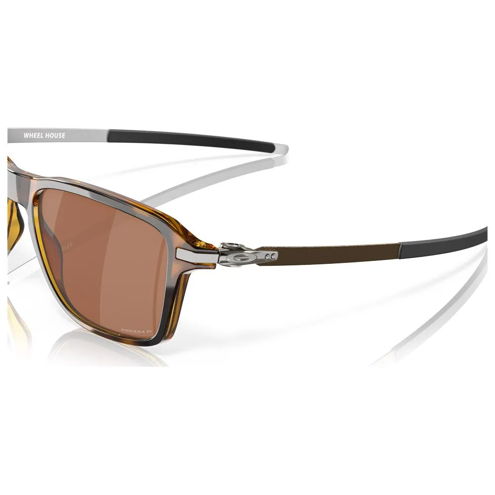 Gafas Oakley Wheel House Polished Brown Tortoise Prizm Tungsten Polarized