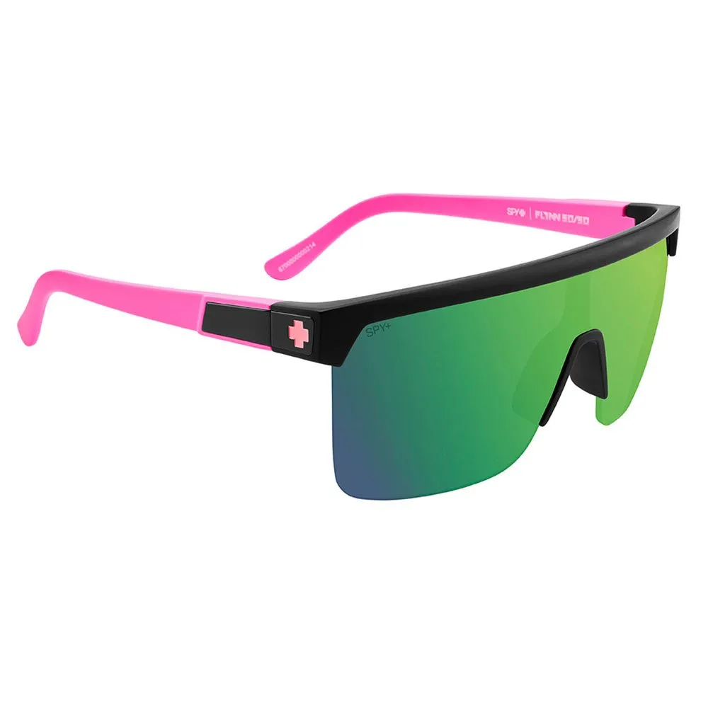 Gafas Spy Flynn 50/50 Matte Black Matte Pink Happy Gray Green Light Green Mirror