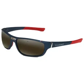 Gafas Vuarnet Vl1918 Racing Medium Small Bleu Foncé Mat Flag Rouge Skilynx