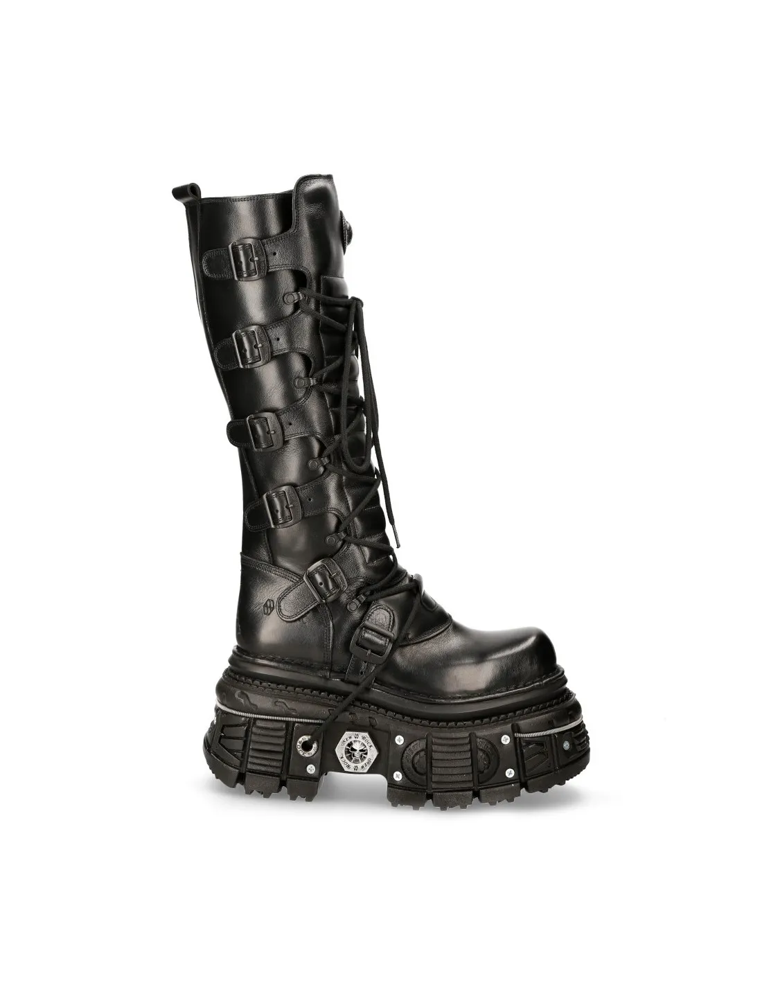 HIGH BOOT BLACK IMPERFECT  M-272-C46