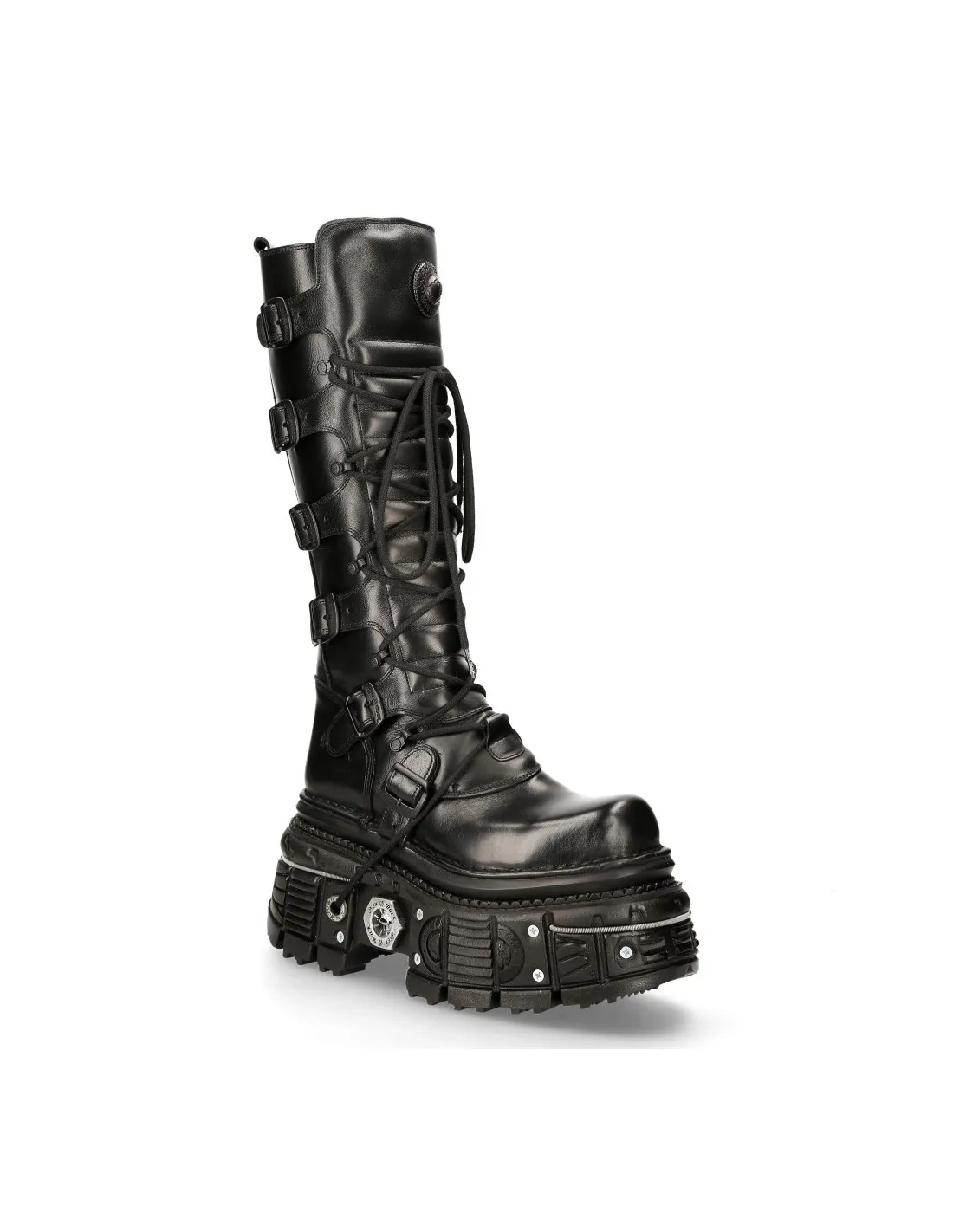 HIGH BOOT BLACK IMPERFECT  M-272-C46