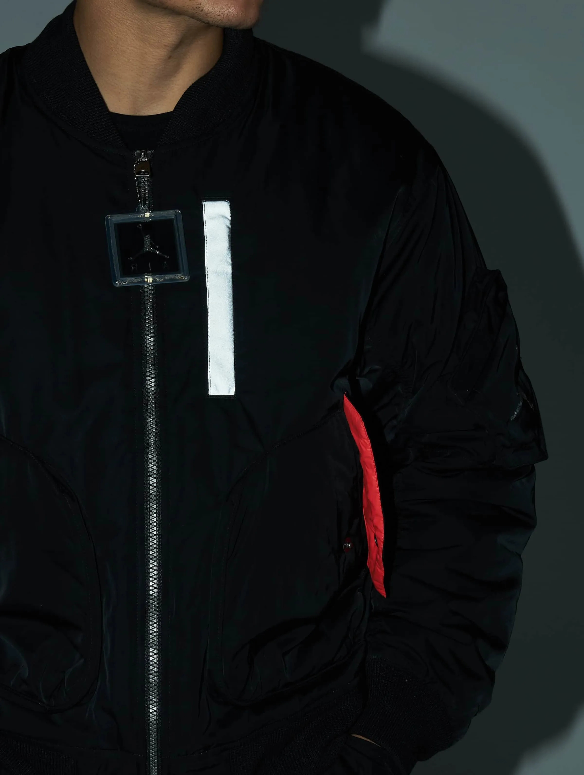 Jordan MA-1 Bomber Jacket Black/Infrared 23/Reflect